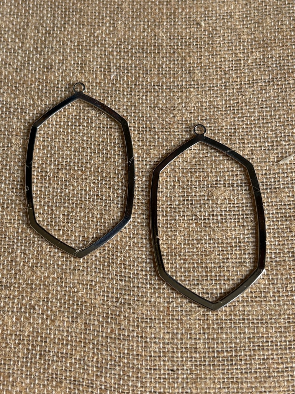 Origami Owl Silver Earring Drops
